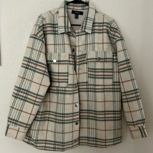Forever 21 Off white and green shaket